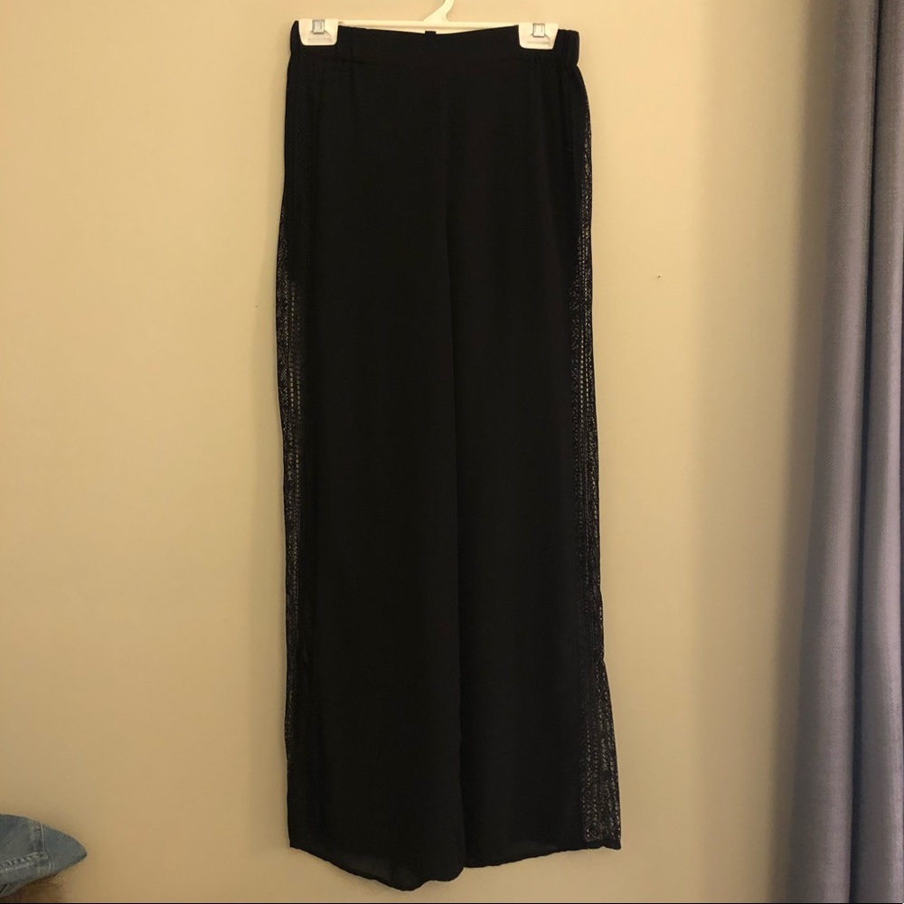 H&M Black Sheer Pants